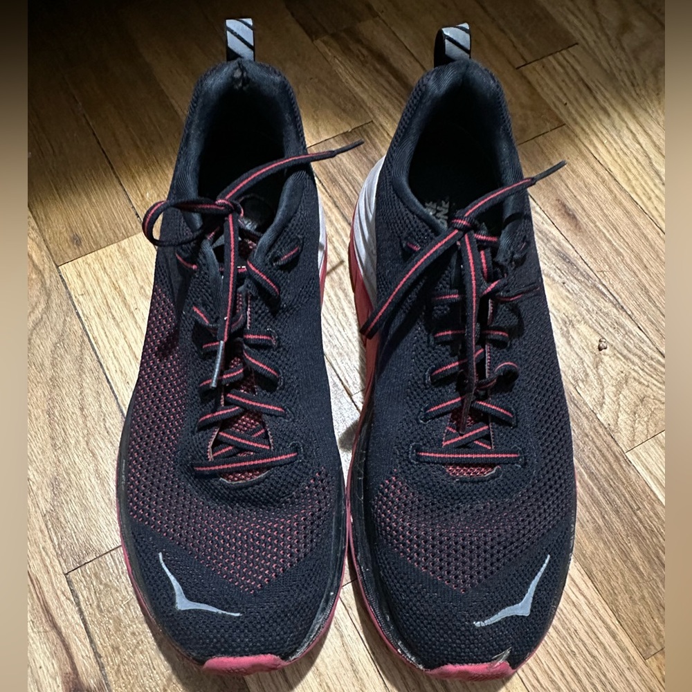 Hoka Red and Black Men’s Size 9
